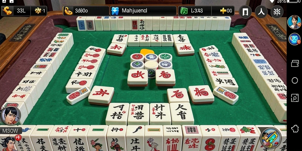 Tampilan gameplay menarik dari 33L yang menguji strategi Mahjong.