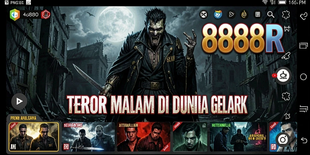 Tampilan gameplay mencekam dari 888R yang mengungkap kegelapan.