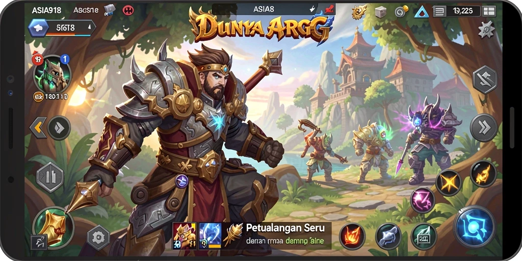 Tampilan gameplay seru ARPG ASIA918 yang penuh aksi dan petualangan.