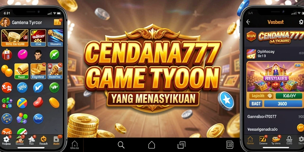 Screenshot gameplay CENDANA777 menampilkan manajemen bisnis Tycoon yang menarik.