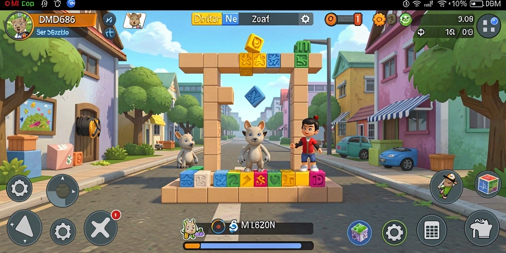 Tampilan gameplay DMD686 yang menarik dan penuh tantangan puzzle.