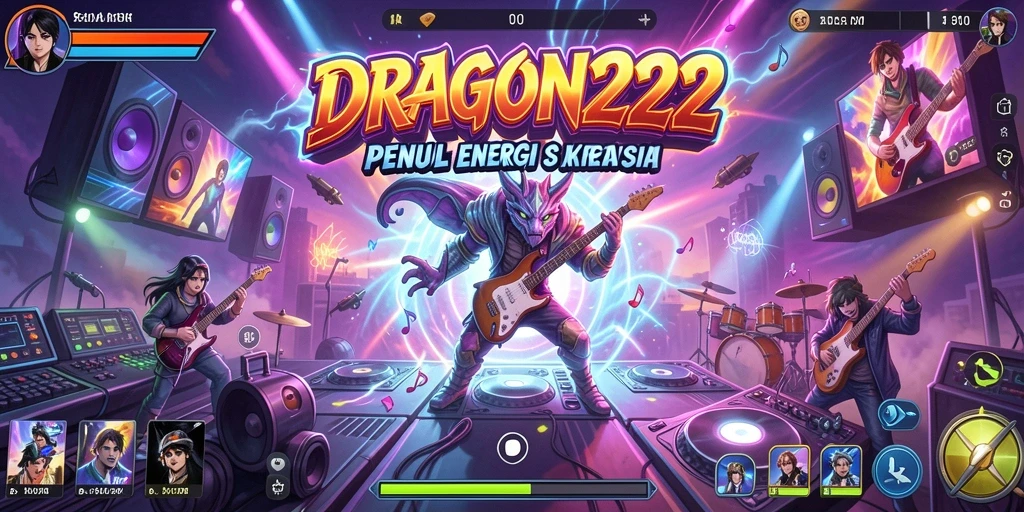 Tampilan gameplay seru di DRAGON222 dengan berbagai lagu.