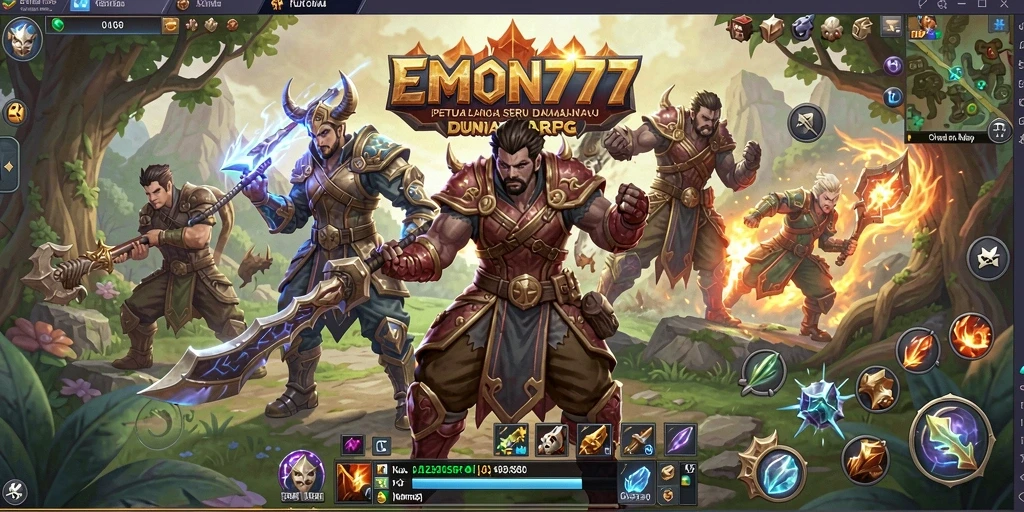 Gameplay EMON777 yang mendebarkan dan fitur RPG yang menarik.