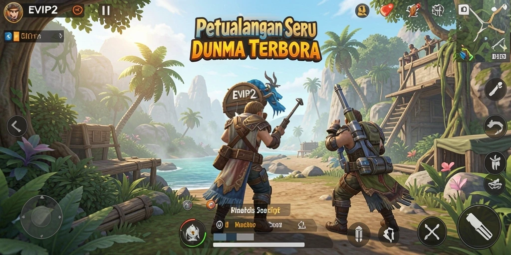 Gameplay seru di dunia terbuka EVIP2 dengan grafis menawan.
