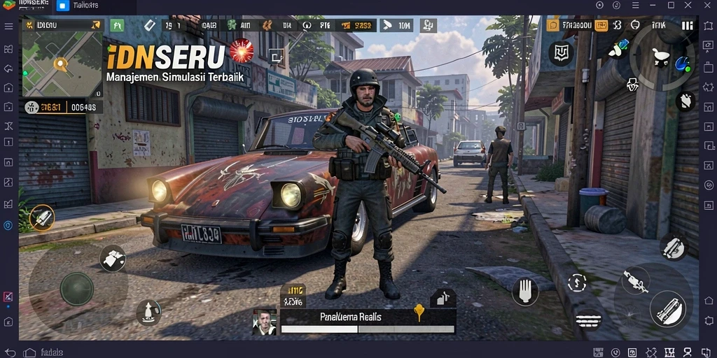 Tampilan gameplay IDNSERU yang seru dan interaktif.
