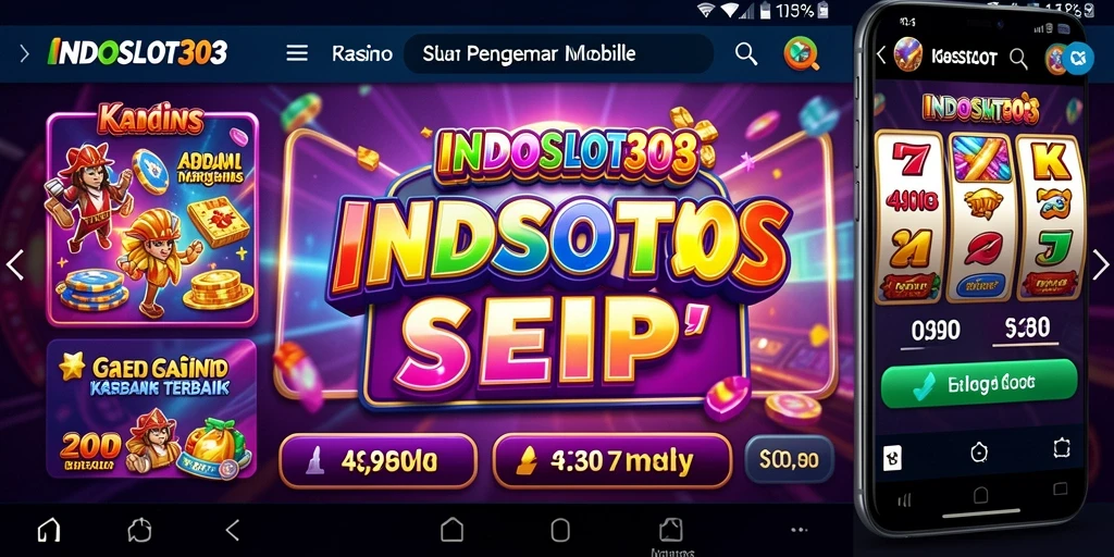 Tampilan gameplay seru dari INDOSLOT303 dengan jackpot menggiurkan.