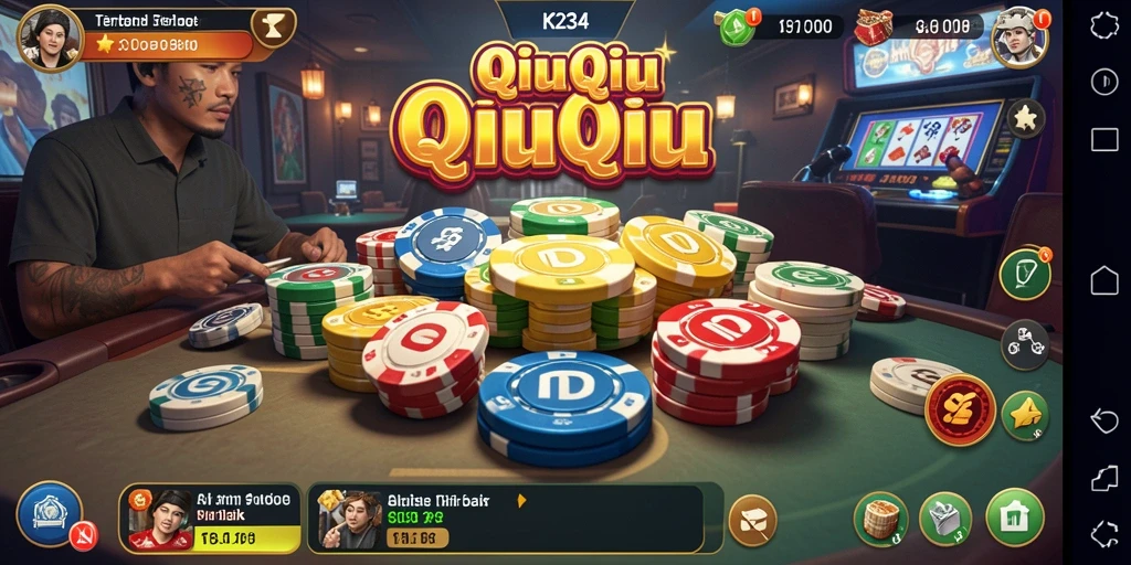 Gameplay seru K234 dalam aksi QiuQiu.