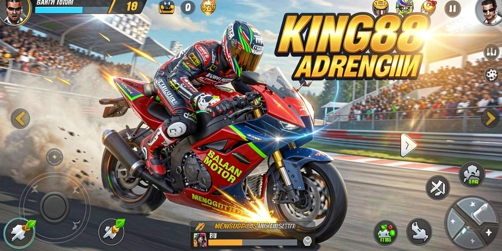 Tampilan utama gameplay KING88 yang memukau dan mendebarkan.