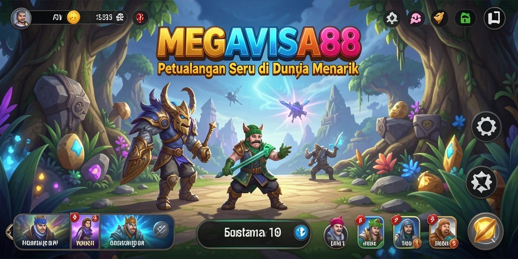 Tampilan gameplay menarik dari MEGAVISA88 yang penuh petualangan.