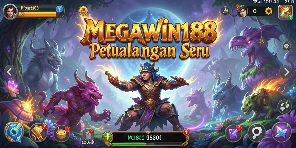 Tangkapan layar gameplay MEGAWIN188 yang menunjukkan petualangan seru.