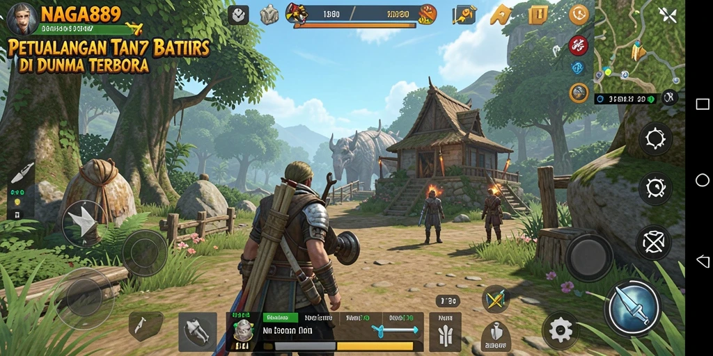 Tampilan gameplay NAGA889 yang memukau dalam dunia terbuka.