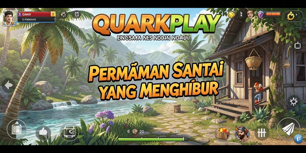 Screenshot gameplay QUARKPLAY menunjukkan pengalaman bermain yang menyenangkan dan interaktif.