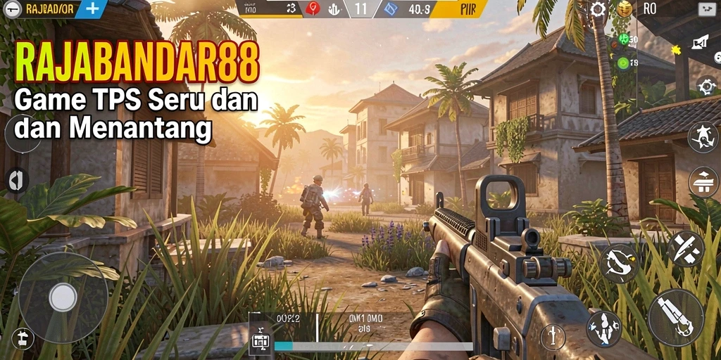 Gameplay RAJABANDAR88 menunjukkan pertarungan seru di medan perang yang memukau.