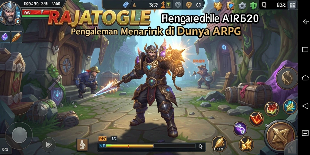 Tampilan gameplay ARPG yang penuh aksi dan petualangan.