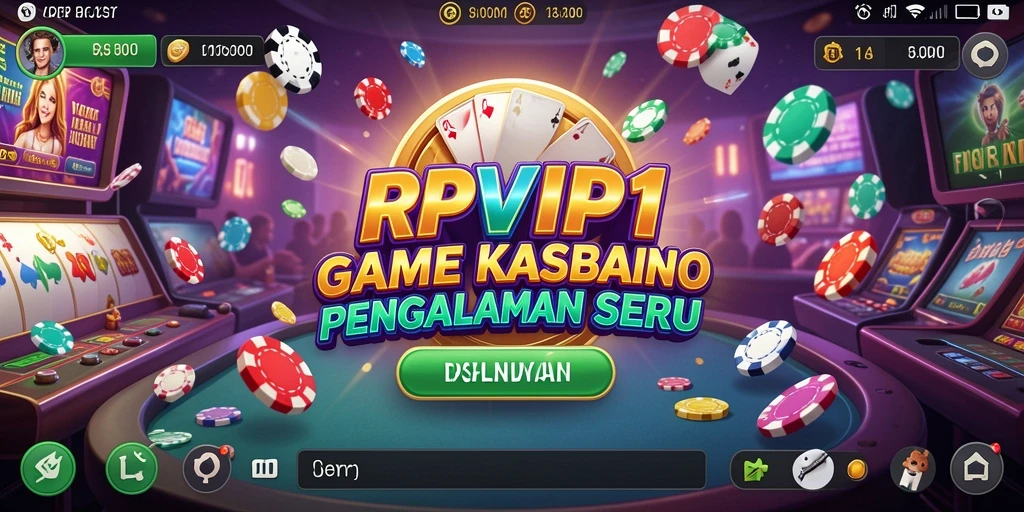 Tangkap layar utama RPVIP1 menampilkan gameplay Kasino yang menarik.
