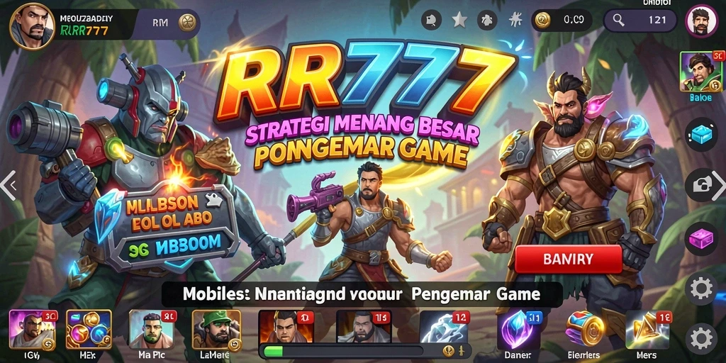 Tangkapan layar gameplay RR777 menampilkan aksi strategis dan pertarungan yang mendebarkan.