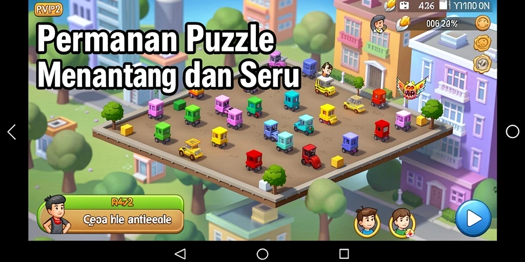 Tampilan gameplay RVIP2 yang menantang para pemain untuk memecahkan teka-teki.