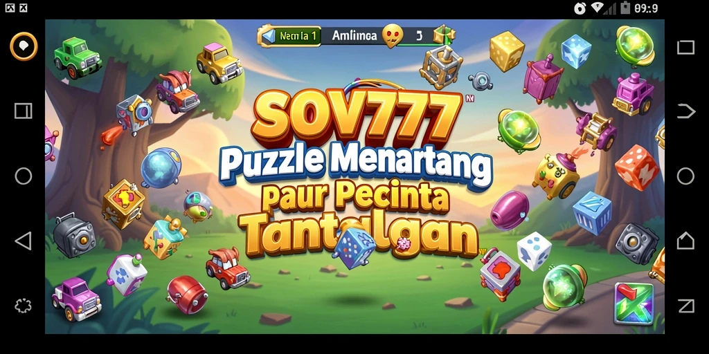 Tampilan gameplay SOV777 dengan tantangan puzzle yang menarik.